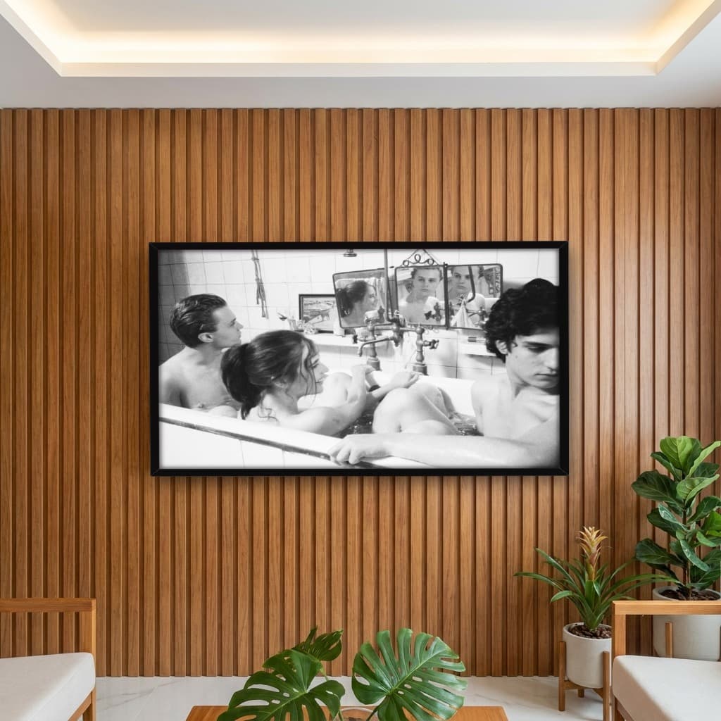 Quadro Decorativo Michael Pitt, Louis Garrel e Eva Green