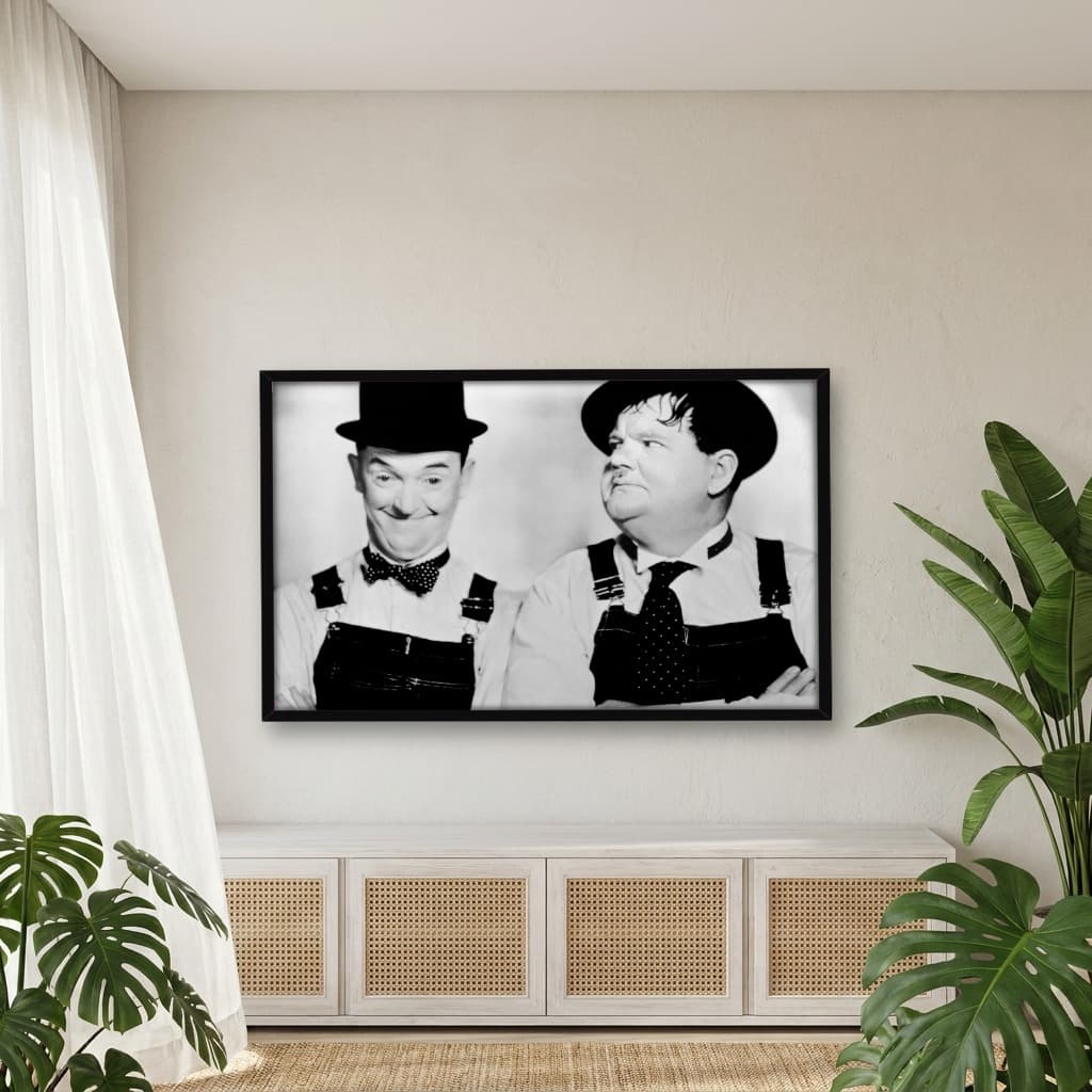 Quadro Decorativo O Gordo e o Magro