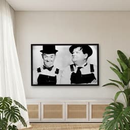 Quadro Decorativo O Gordo e o Magro