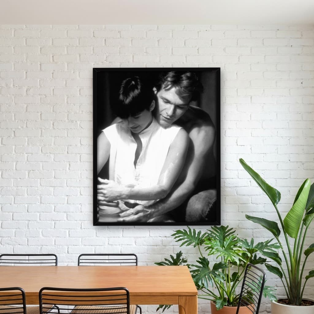 Quadro Decorativo Patrick Swayze e Demi Moore