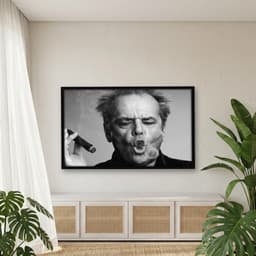 Quadro Decorativo Jack Nicholson com Charuto