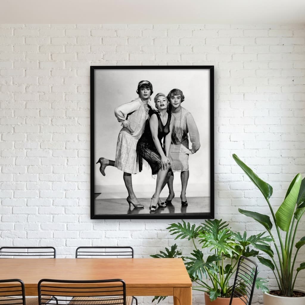 Quadro Decorativo Marilyn Monroe - Quanto Mais Quente Melhor
