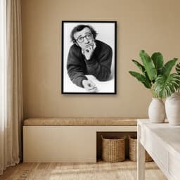 Quadro Decorativo Woody Allen