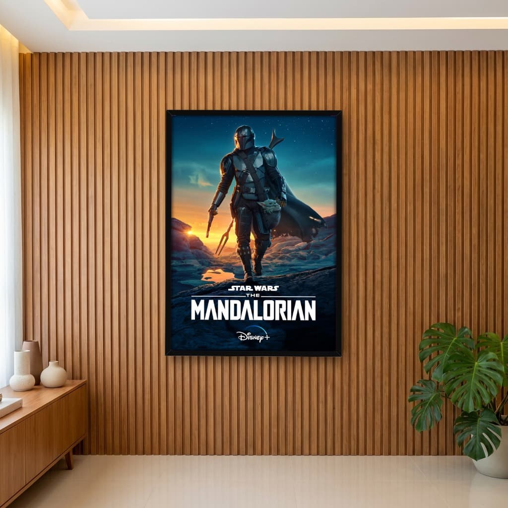 Quadro Decorativo O Mandaloriano