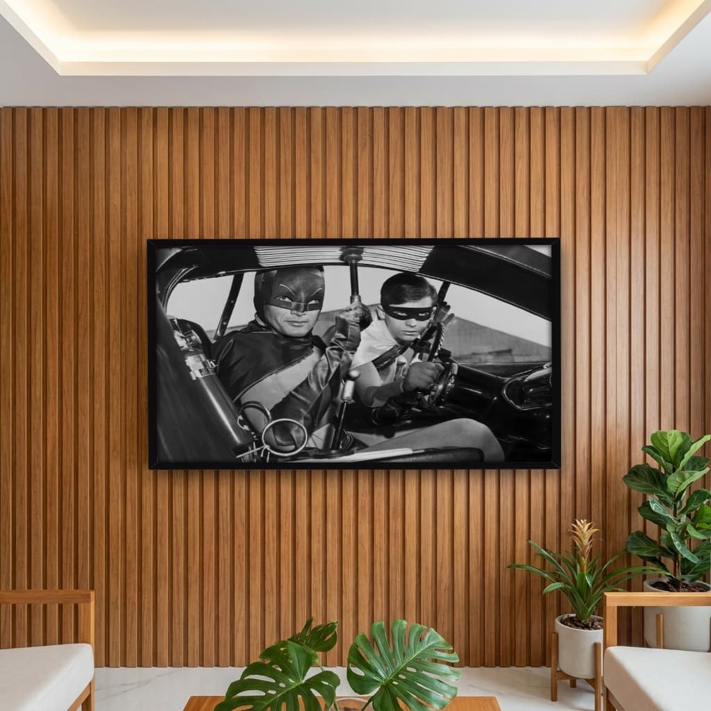 Quadro Decorativo Batman e Robin