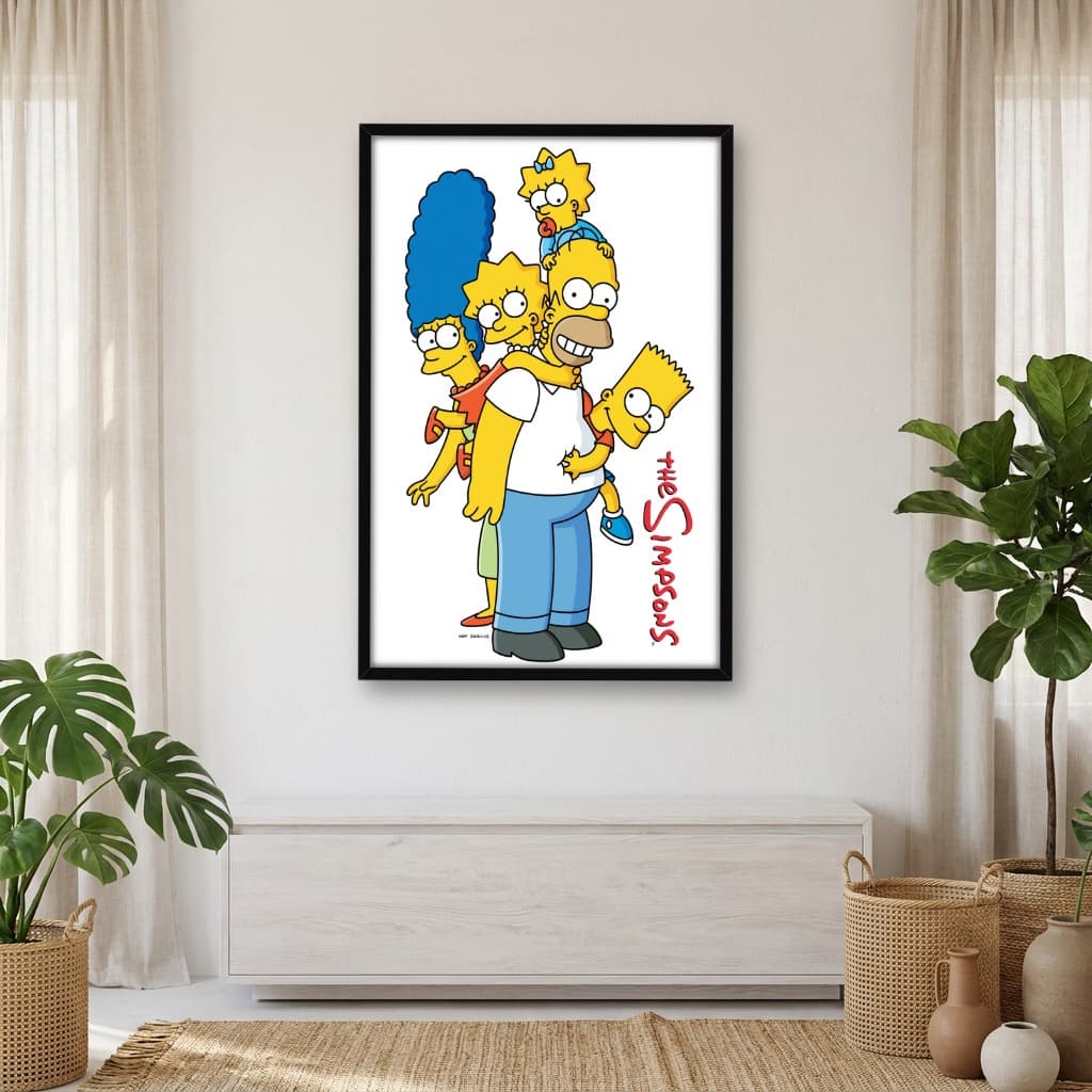 Quadro Decorativo Os Simpsons