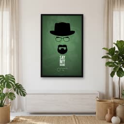 Quadro Decorativo Breaking Bad - Say My Name