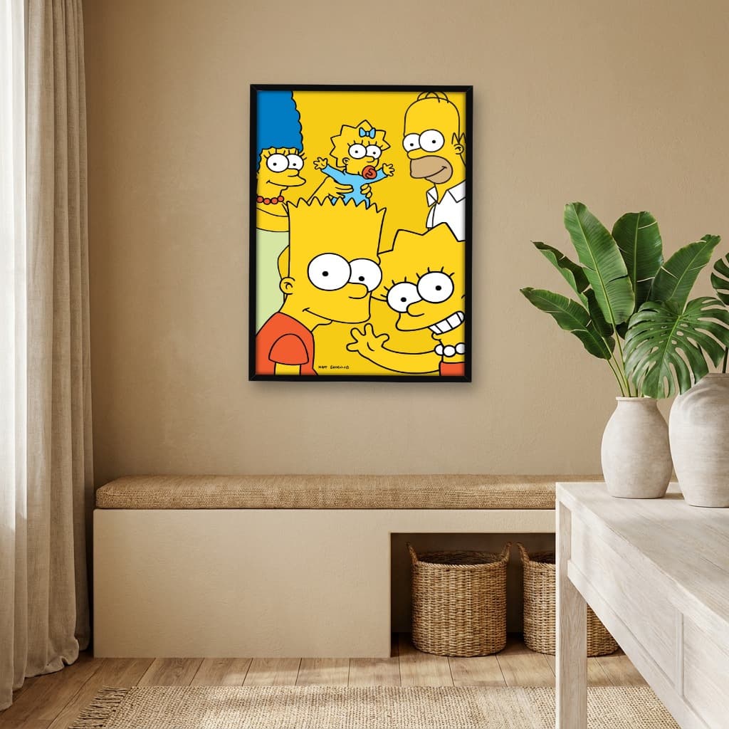 Quadro Decorativo Os Simpsons