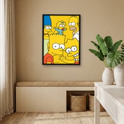 Quadro Decorativo Os Simpsons
