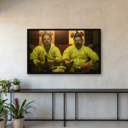 Quadro Decorativo Breaking Bad - Walter White e Jesse Pinkman