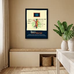 Quadro Decorativo Grey's Anatomy - Tumor e Post-it