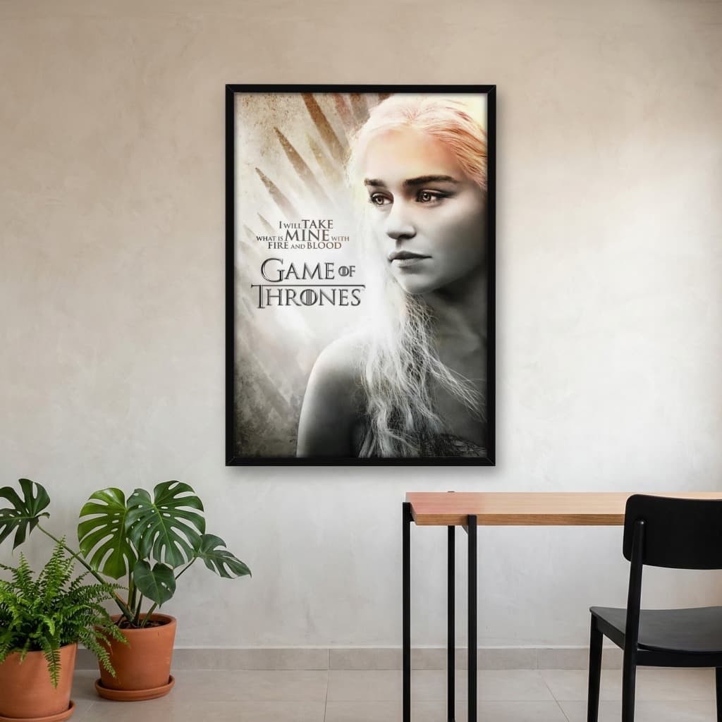 Quadro Decorativo Game Of Thrones: Daenerys Targaryen