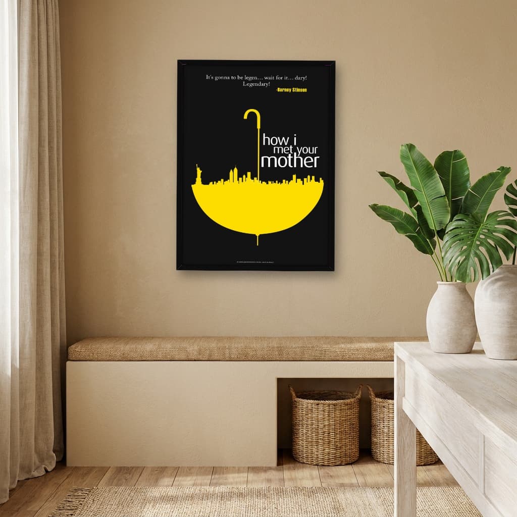 Quadro Decorativo Yellow Umbrella - How I Met Your Mother