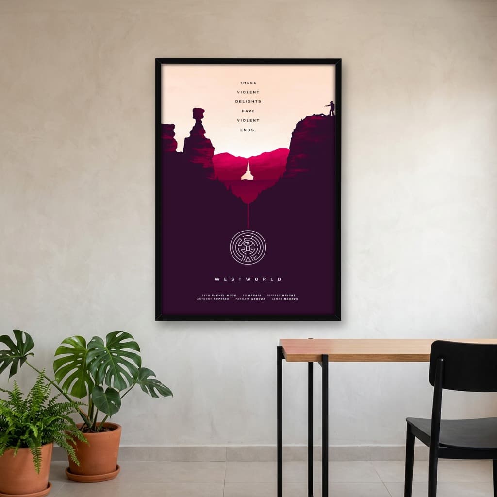 Quadro Decorativo Westworld - Arte Conceito