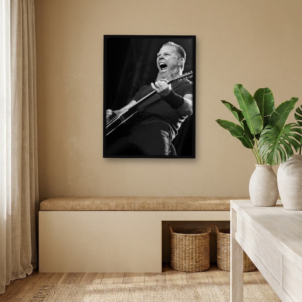 Quadro Decorativo James Hetfield