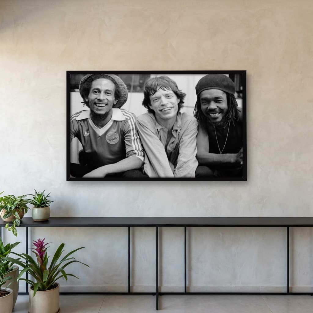 Quadro Decorativo Bob, Jagger e Tosh