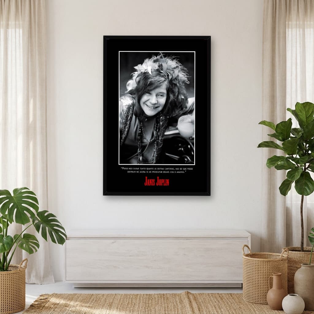 Quadro Decorativo Janis Joplin