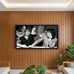 Quadro Decorativo David Bowie e Mick Jagger
