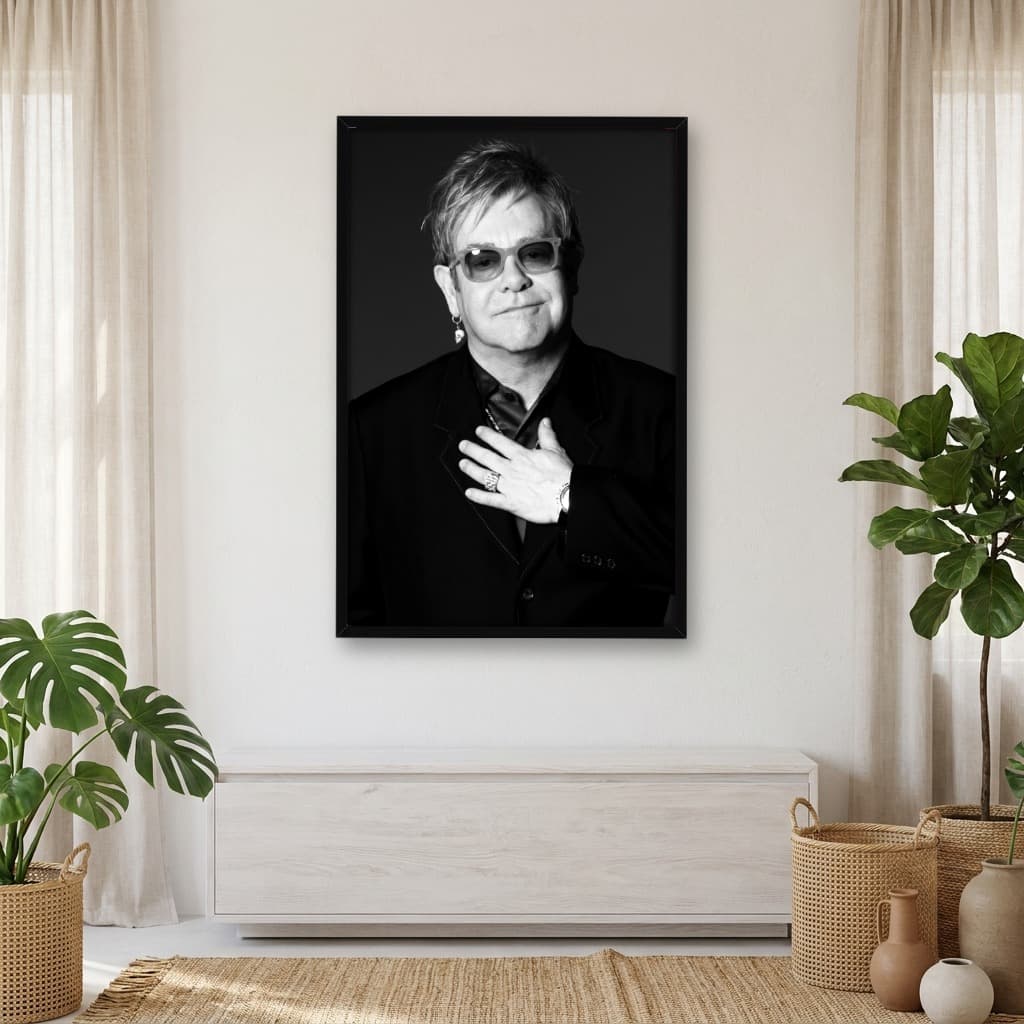 Quadro Decorativo Elton John