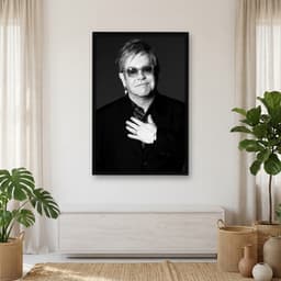 Quadro Decorativo Elton John