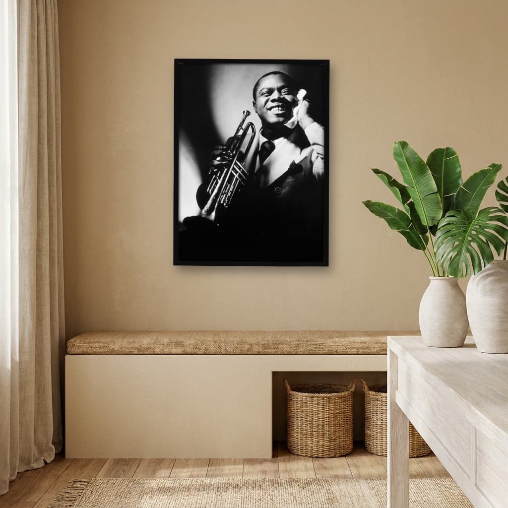 Quadro Decorativo Louis Armstrong