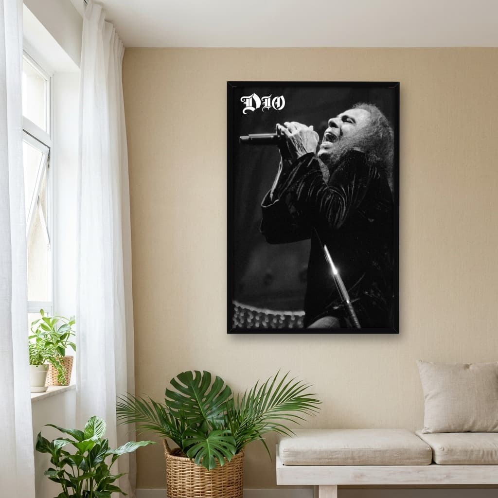 Quadro Decorativo Ronnie James Dio - opção 2