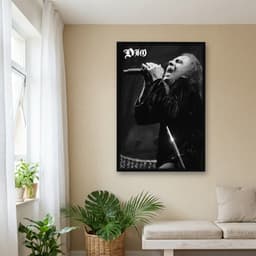 Quadro Decorativo Ronnie James Dio - opção 2