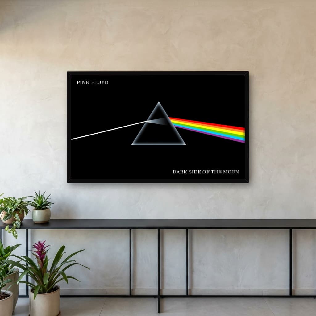 Quadro Decorativo Pink Floyd - The Dark Side of The Moon