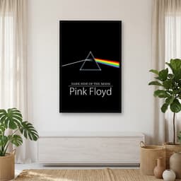 Quadro Decorativo Pink Floyd - The Dark Side of The Moon - Vertical