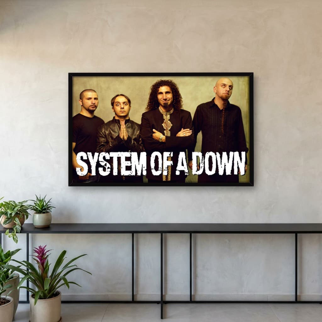 Quadro Decorativo System of a Down