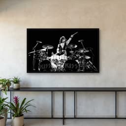 Quadro Decorativo Eric Singer - KISS