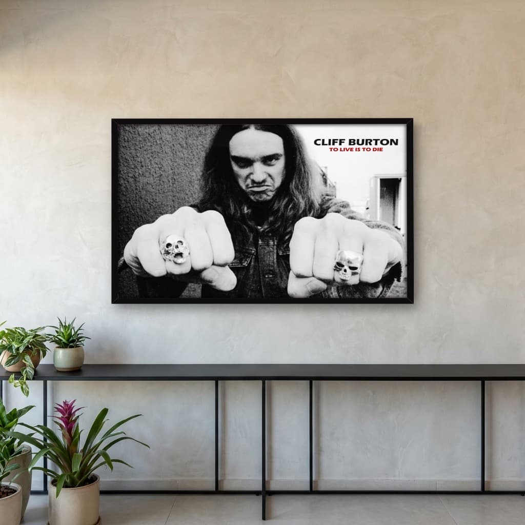 Quadro Decorativo Cliff Burton