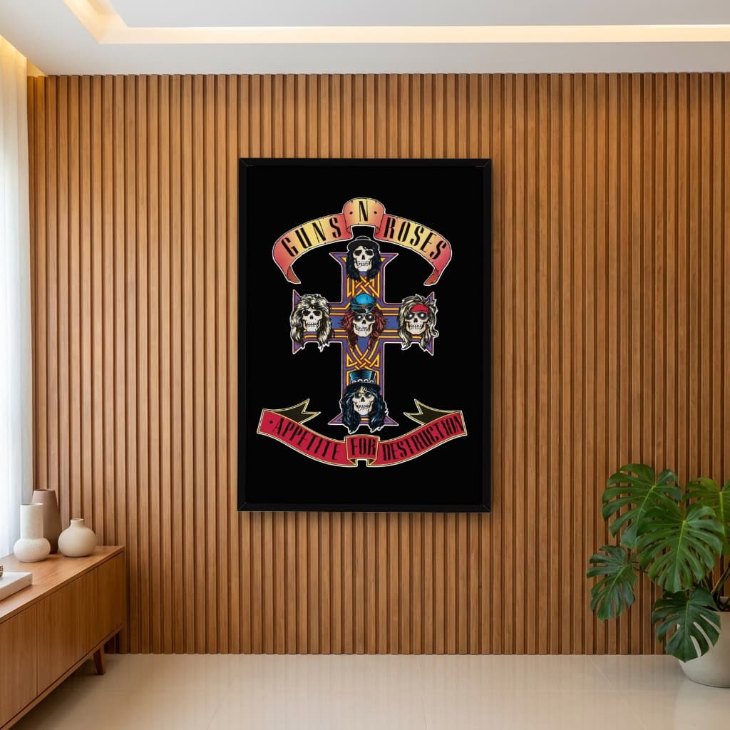 Quadro Decorativo Appetite - Guns N' Rose