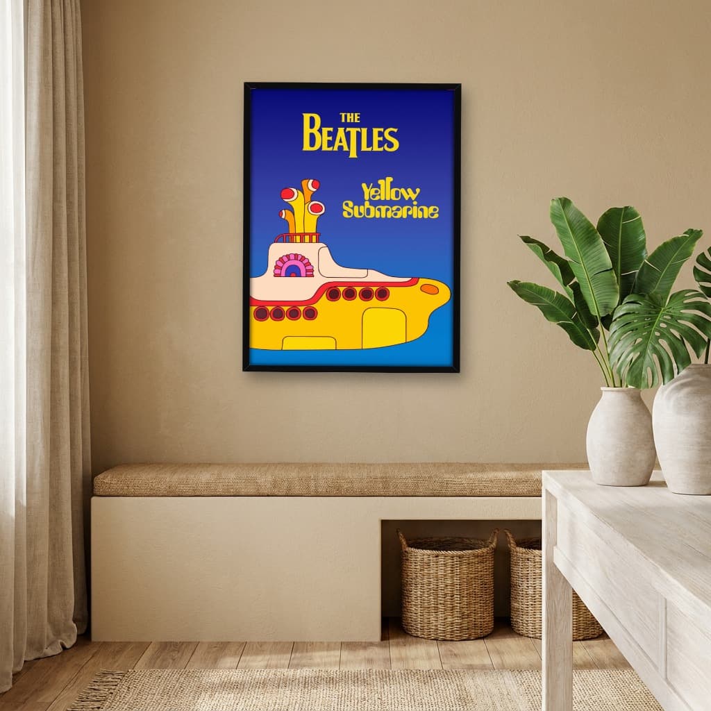 Quadro Decorativo The Beatles - Yellow Submarine