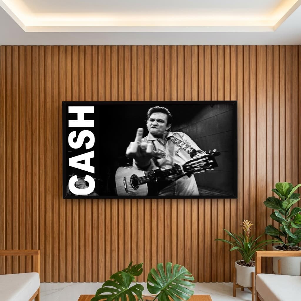 Quadro Decorativo Johnny Cash em San Quentin