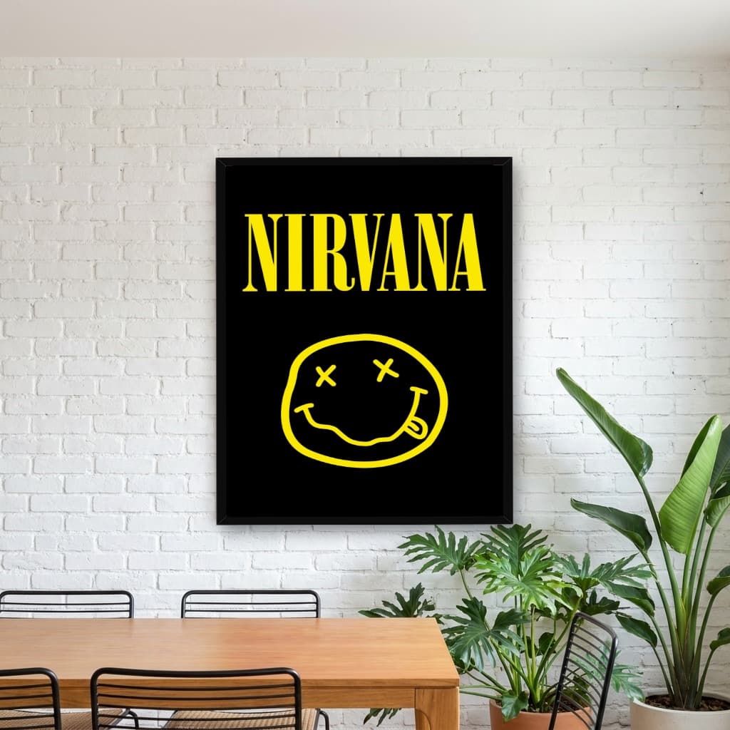 Quadro Decorativo Nirvana - Smiley