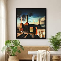 Quadro Decorativo Pink Floyd - Animals - Cover