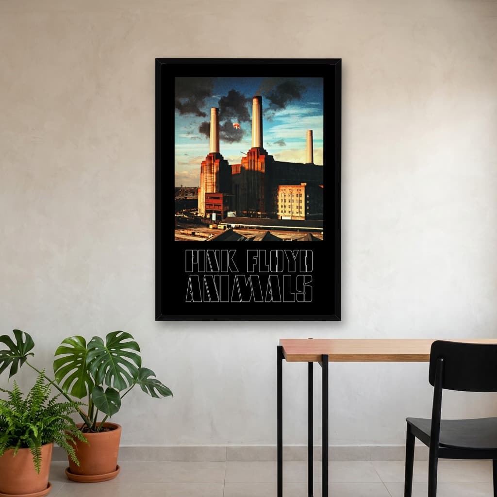 Quadro Decorativo Pink Floyd - Animals - Opção 02