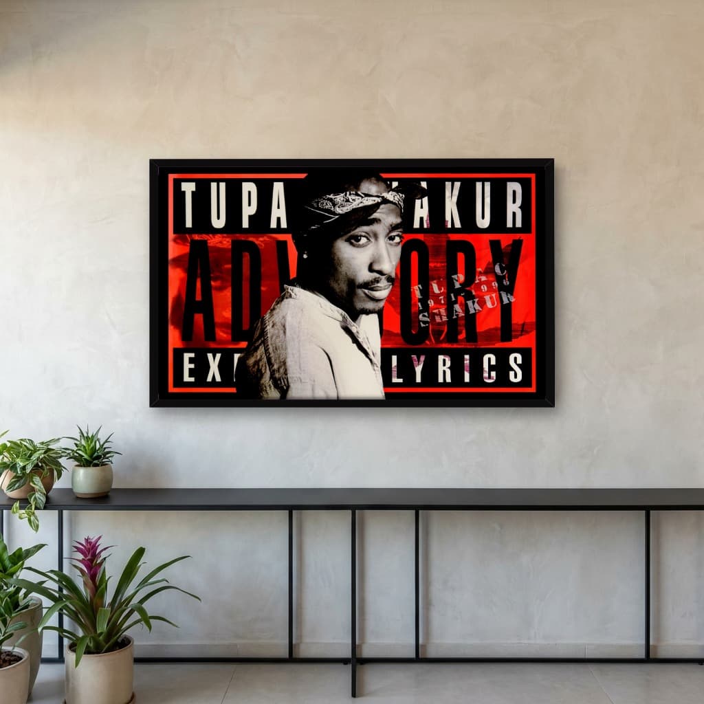 Quadro Decorativo Tupac Shakur - 2Pac