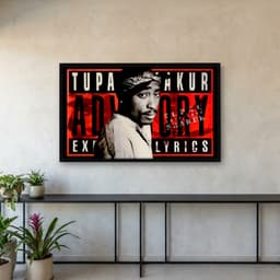 Quadro Decorativo Tupac Shakur - 2Pac
