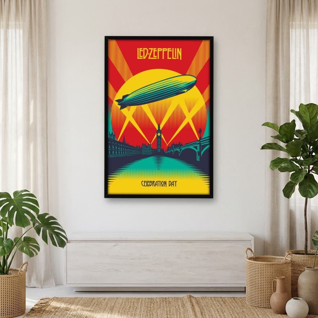 Quadro Decorativo Led Zeppelin - Celebration Day