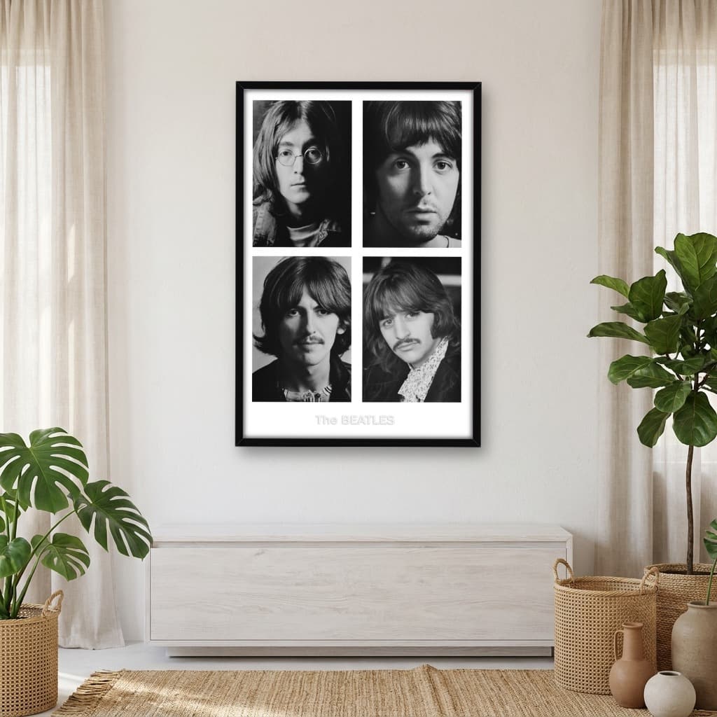 Quadro Decorativo The Beatles - Álbum Branco