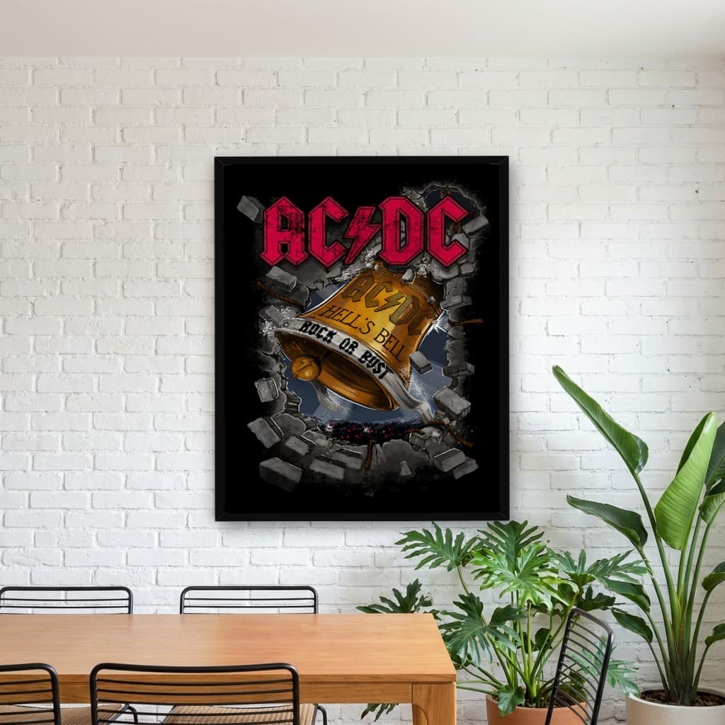 Quadro Decorativo AC/DC - Hells Bells