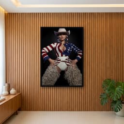 Quadro Decorativo Beyoncé Cowboy Carter