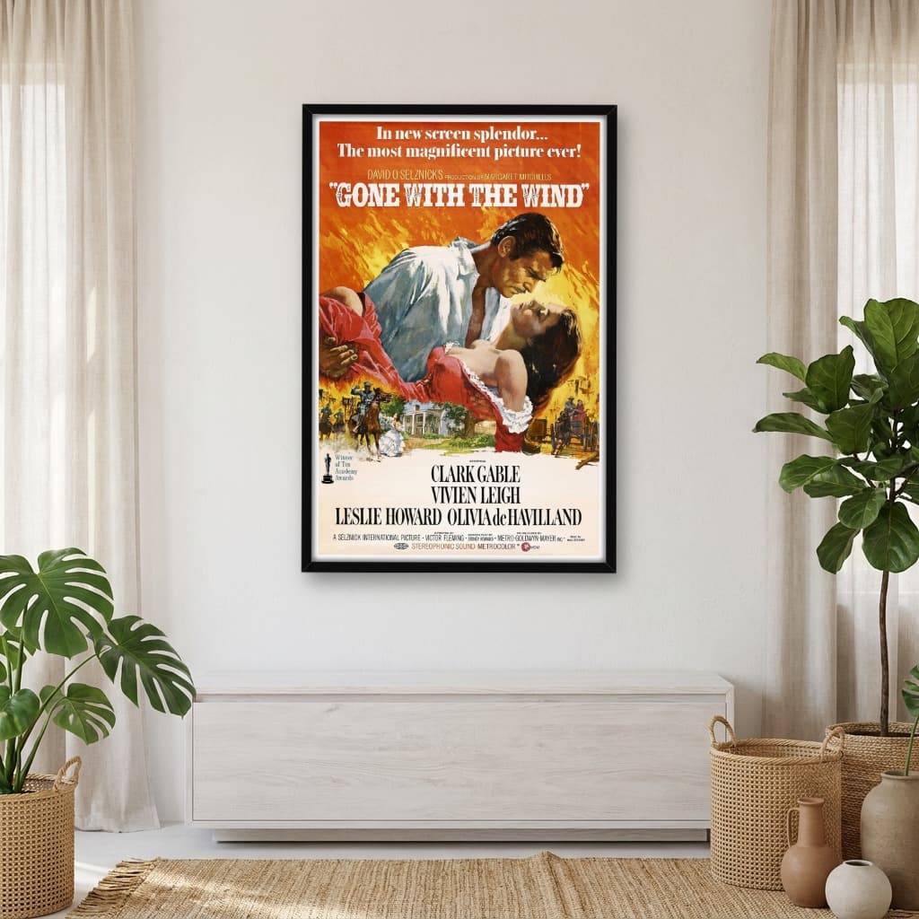 Quadro Decorativo ...E o Vento Levou - Clássico