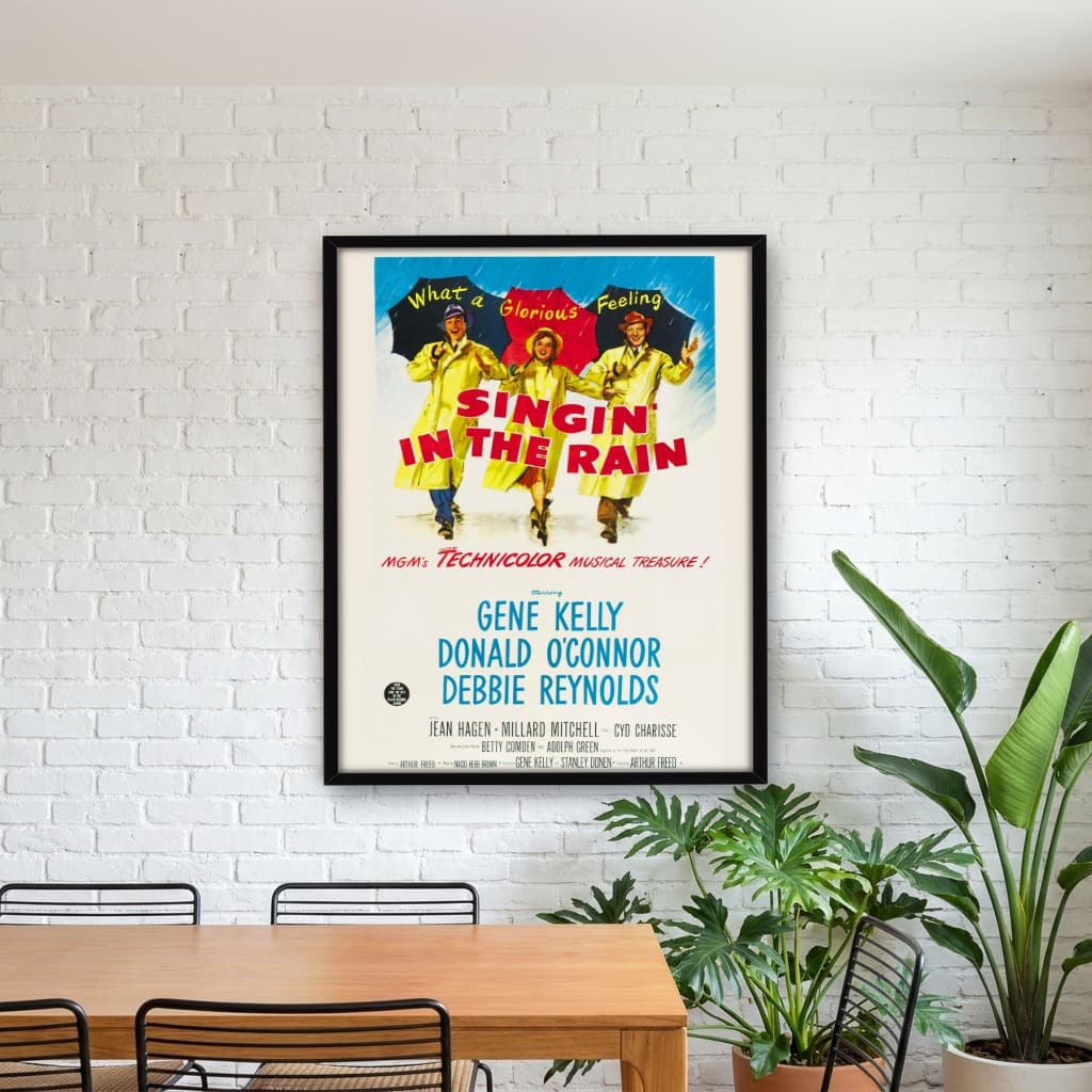 Quadro Decorativo Cantando Na Chuva - Clássico