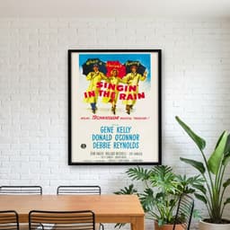 Quadro Decorativo Cantando Na Chuva - Clássico