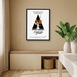 Quadro Decorativo Laranja Mecânica - vs Branco