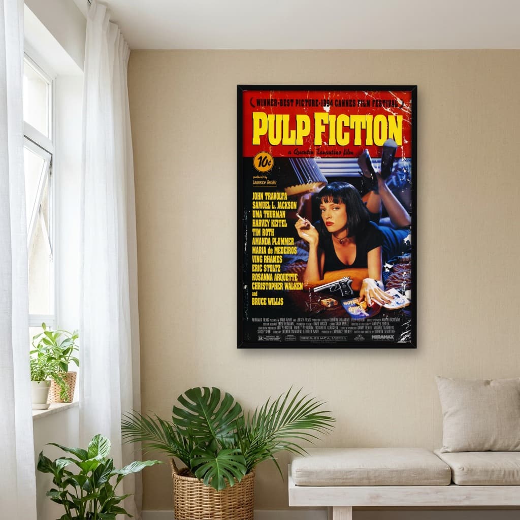 Quadro Decorativo Pulp Fiction - Tempo de Violência