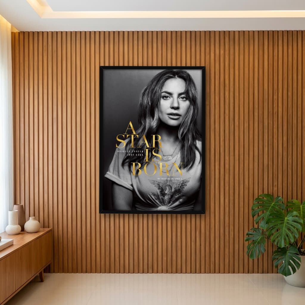 Quadro Decorativo Nasce uma Estrela - Lady Gaga